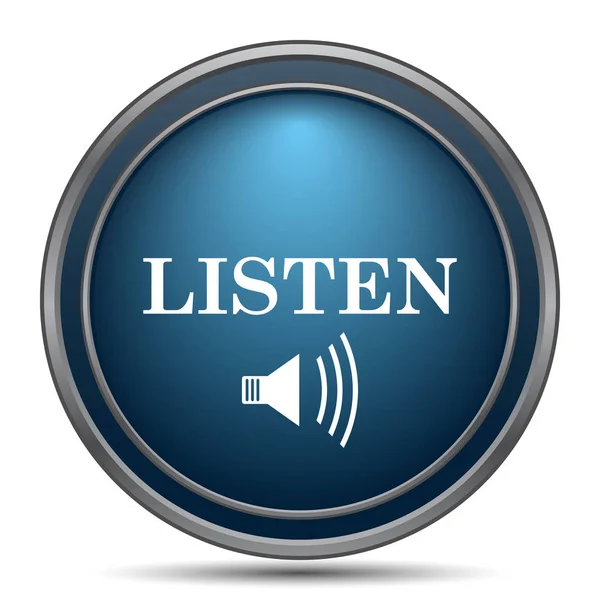 Listen icon — Stock Photo, Image