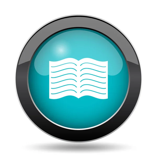 Book Icon Book Website Button White Background — Stock Photo, Image