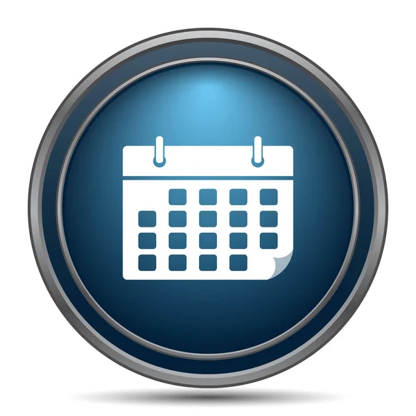 Calendar Icon Internet Button White Background — Stock Photo, Image