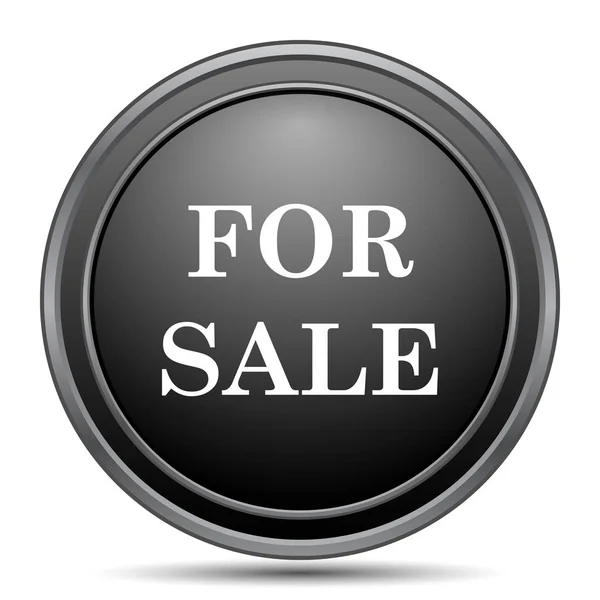 Pro Prodej Tlačítko Webové Stránky Ikonu Černé Bílém Pozadí — Stock fotografie