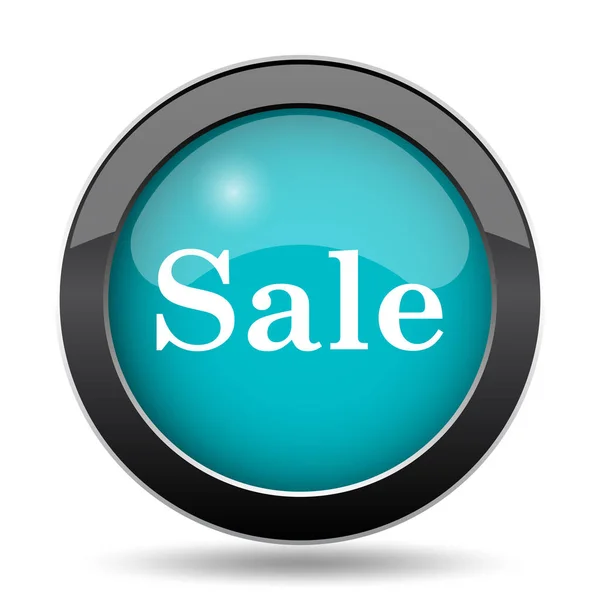 Иконка Продажи Продажа Сайт Кнопку Белом Фоне — стоковое фото