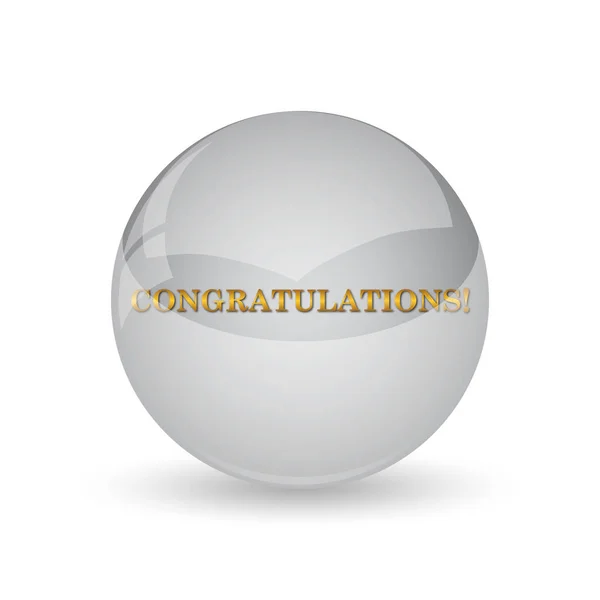 Congratulations icon — Stock Photo, Image