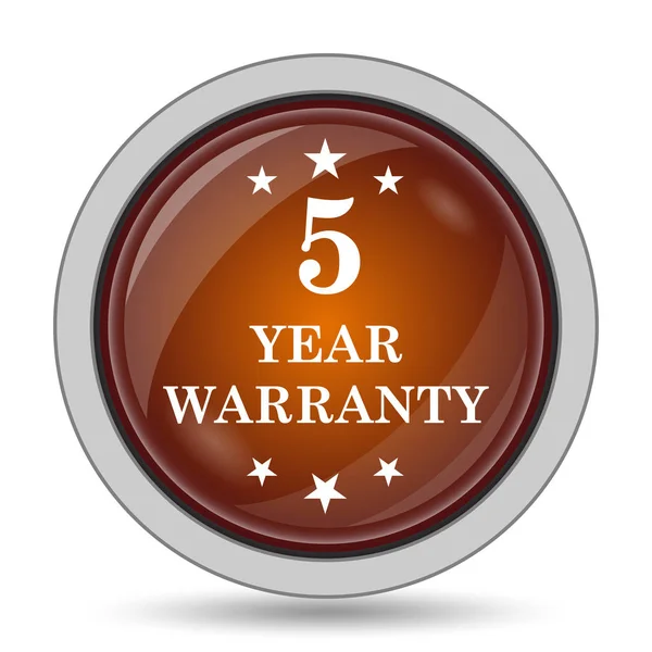 5 year warranty icon — Stock Photo, Image