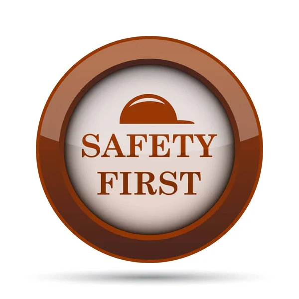 Safety first icon — Stock Photo, Image