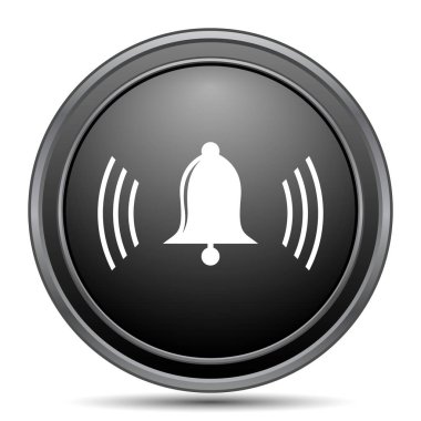 Bell siyah kutsal kişilerin resmi web sitesi düğme beyaz arka plan üzerinde