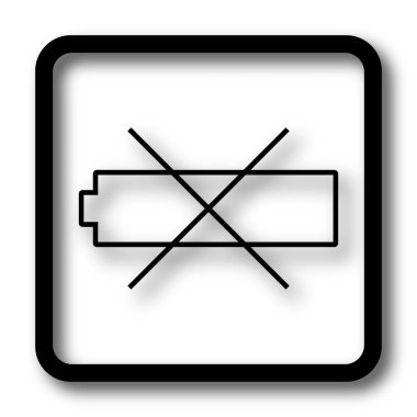 boş bir pil simgesi