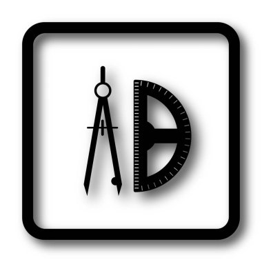 E-öğrenme siyah kutsal kişilerin resmi web sitesi düğme beyaz arka plan üzerinde