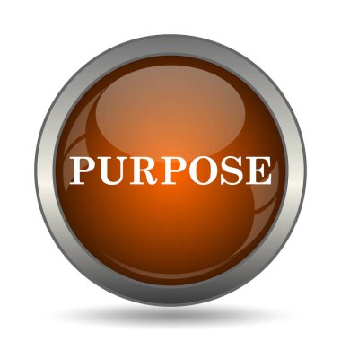 Amaç simge. Beyaz arka plan üzerinde Internet düğmesi.