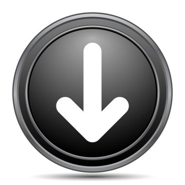 Ok simgesi, Web sitesi düğmesini beyaz arka planda siyah