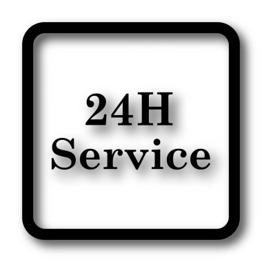 24 saat hizmet simgesi