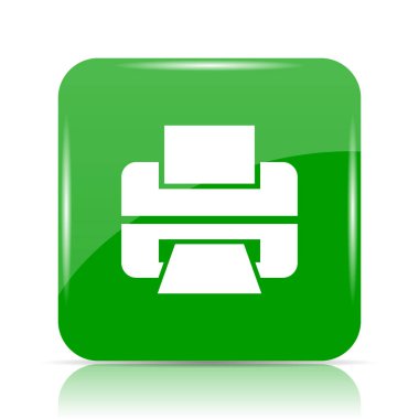 Yazıcı simgesi. Beyaz arka plan üzerinde Internet düğmesi