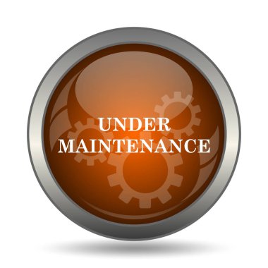 Bakım simgenin altında. Beyaz arka plan üzerinde Internet düğmesi.