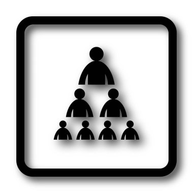 Kuruluş şeması kişi simgesi