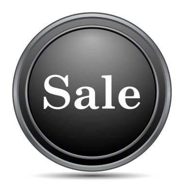 Satılık siyah kutsal kişilerin resmi web sitesi düğme beyaz arka plan üzerinde