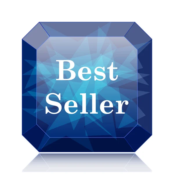 Icona Del Best Seller Pulsante Blu Del Sito Web Sfondo — Foto Stock