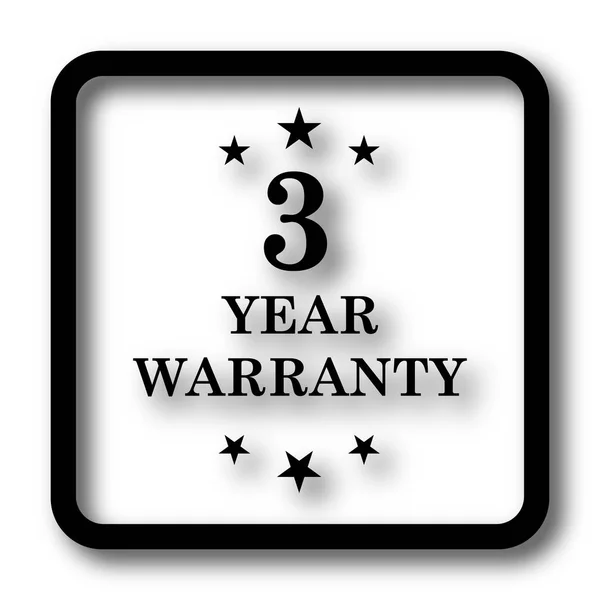 3 year warranty icon — Stock Photo, Image