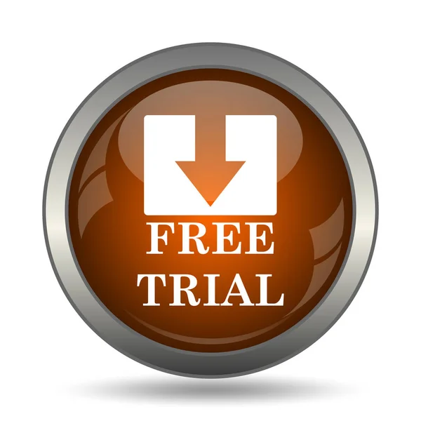Иконка Бесплатного Суда Кнопка Интернет Белом Фоне — стоковое фото