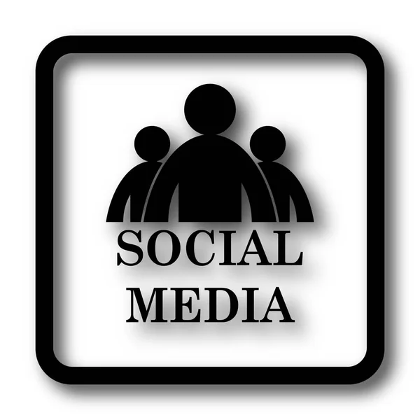 Икона социальных сетей — стоковое фото