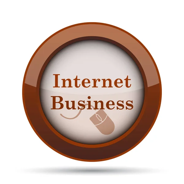 Icono de negocio de Internet — Foto de Stock