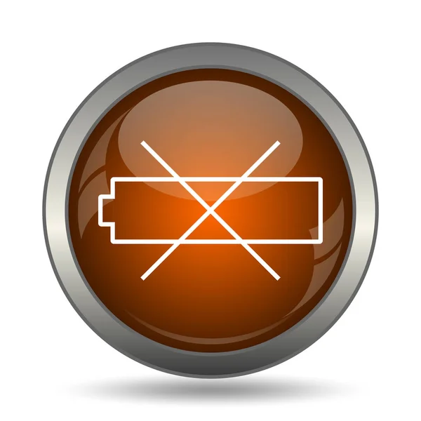 Lege batterijpictogram — Stockfoto