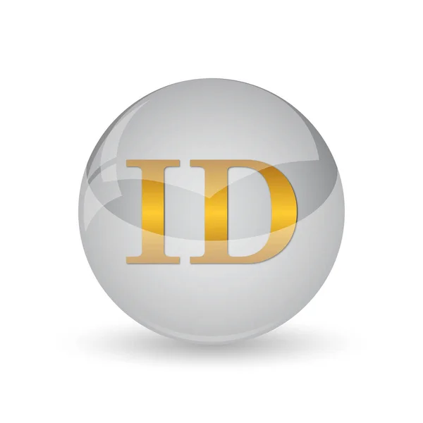 Icon Internet Button White Background — Stock Photo, Image