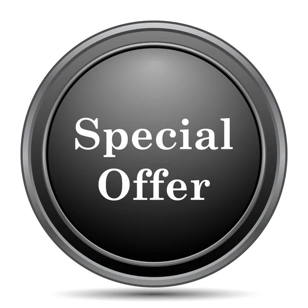 Special Offer Icon Black Website Button White Background — Stock Photo, Image