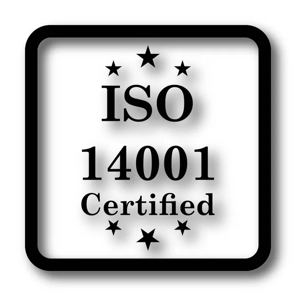 Iso14001 图标 — 图库照片