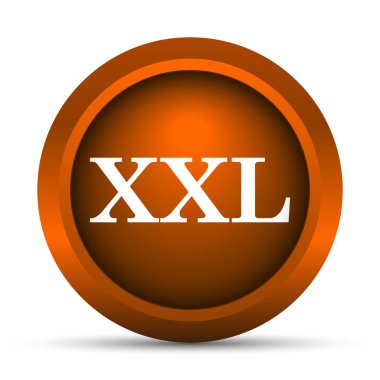 XXL simgesi. Beyaz arka plan üzerinde Internet düğmesi