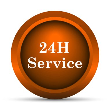 24 saat hizmet simgesi