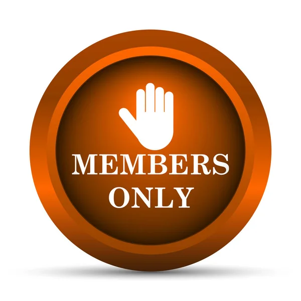 Members only icon — Stock Photo, Image