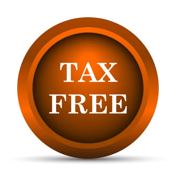 Tax Free Icon Internet Button White Background — Stock Photo, Image