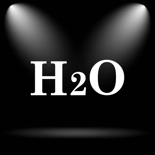 H2o 图标 — 图库照片