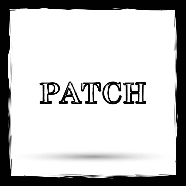 Ícone de patch — Fotografia de Stock