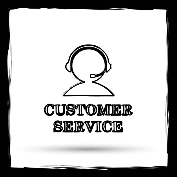 Icono de servicio al cliente — Foto de Stock