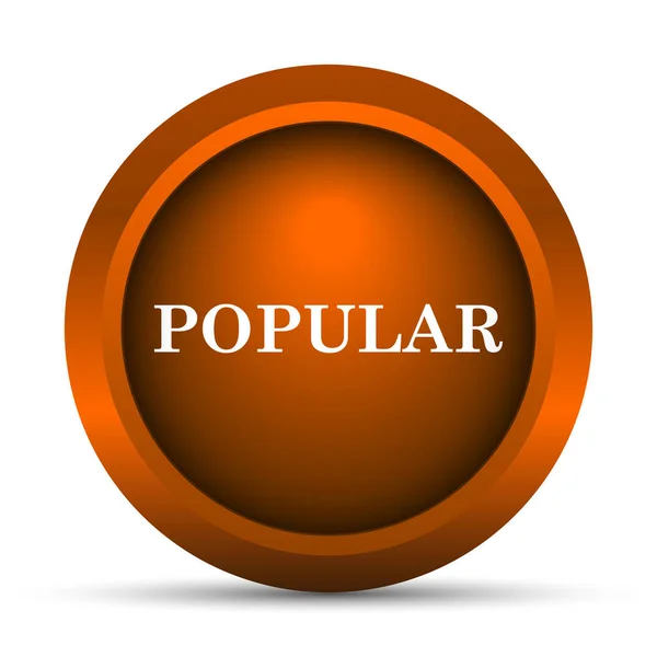 Popular Icon Internet Button White Background — Stock Photo, Image