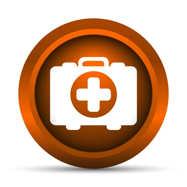 Medical Bag Icon Internet Button White Background — Stock Photo, Image