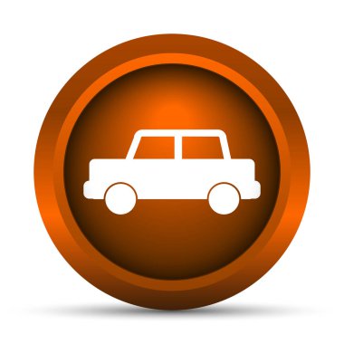 Araba simgesi. Beyaz arka plan üzerinde Internet düğmesi