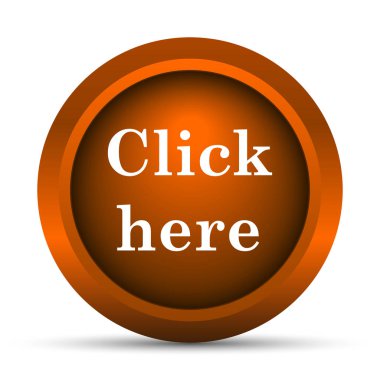 Burada simgesini tıklatın. Beyaz arka plan üzerinde Internet düğmesi