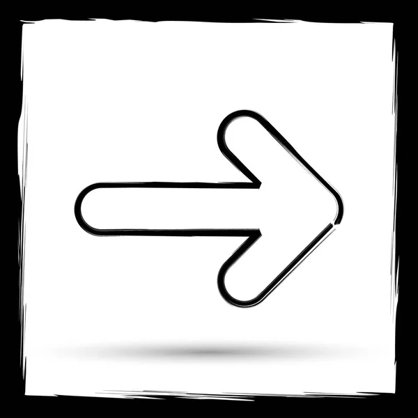 Right arrow icon — Stock Photo, Image