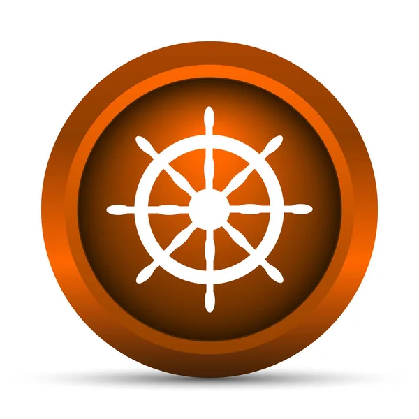 Icono de rueda náutica —  Fotos de Stock
