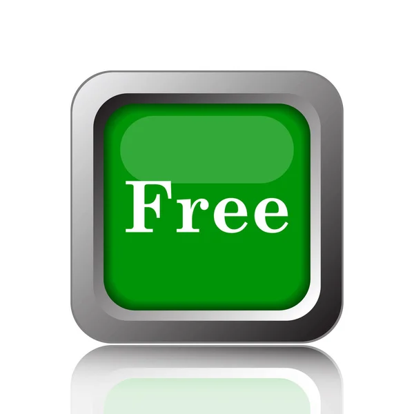 Free Icon Internet Button Black Background — Stock Photo, Image