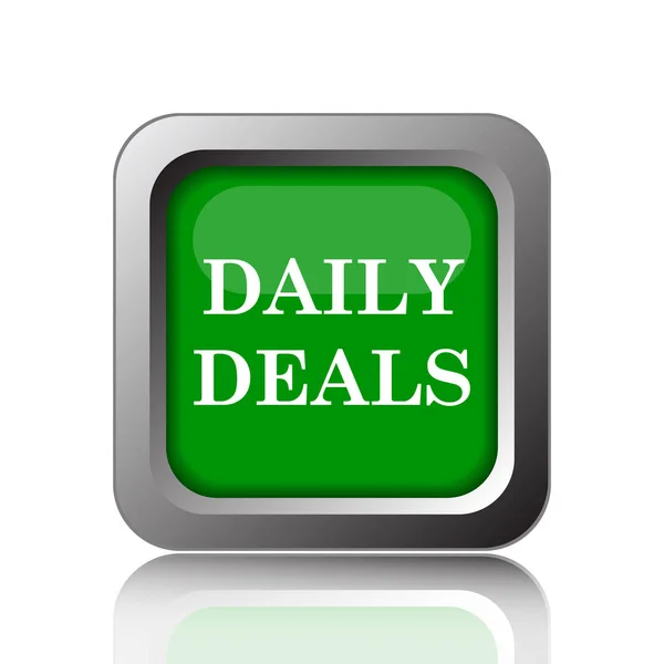 Daily Deals Icon Internet Button Black Background — Stock Photo, Image