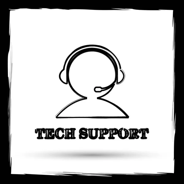 Tech support ikonen — Stockfoto