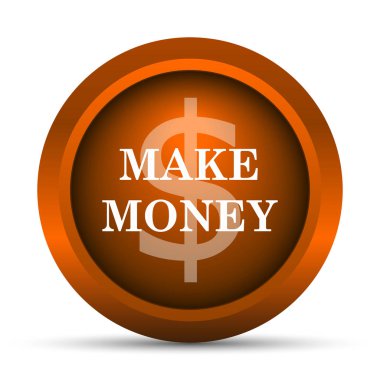 Yapmak para kutsal kişilerin resmi. Beyaz arka plan üzerinde Internet düğmesi