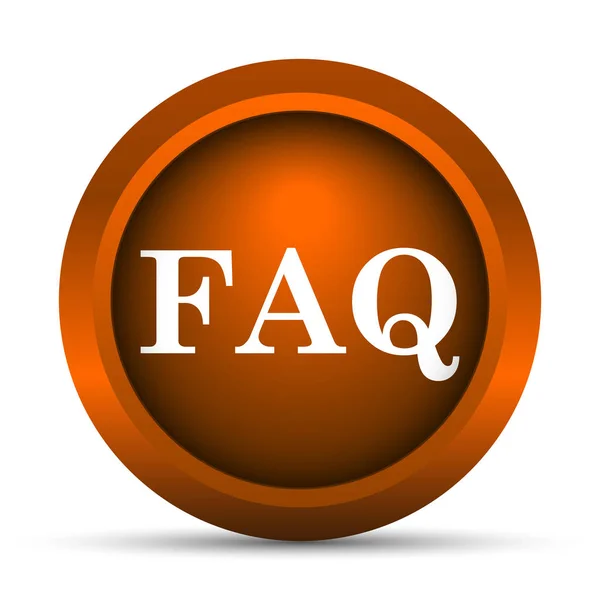 FAQ-pictogram — Stockfoto