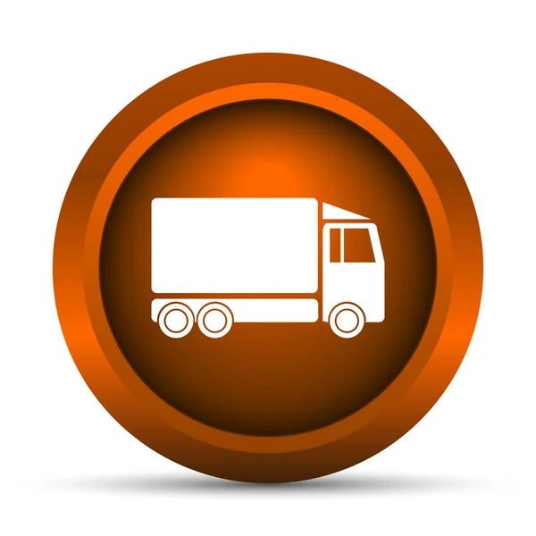 Truck Icon Internet Button White Background — Stock Photo, Image