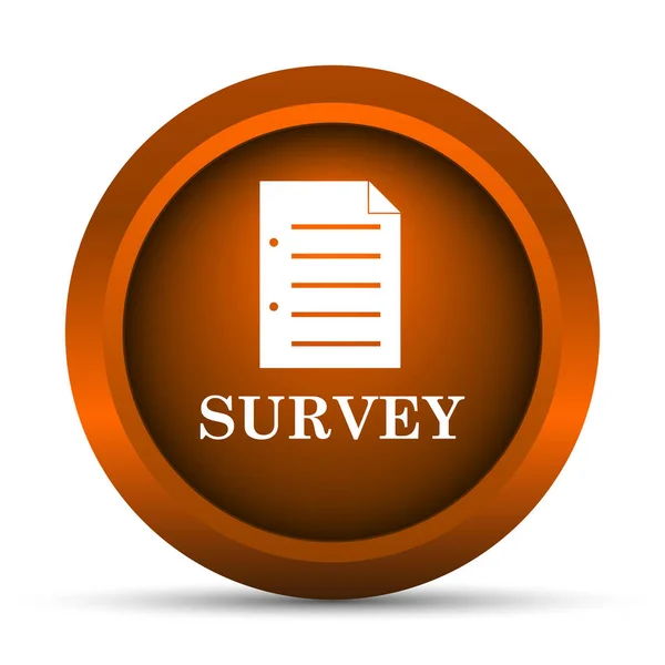 Survey icon — Stock Photo, Image