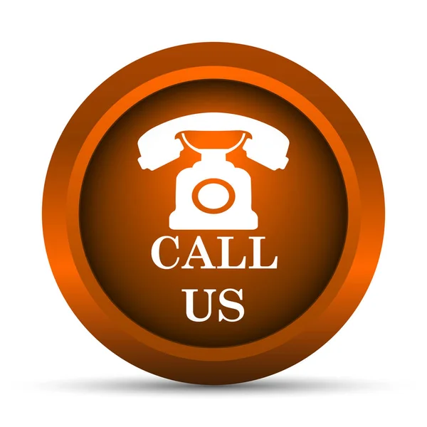 Call Icon Internet Button White Background — Stock Photo, Image