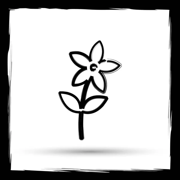 Ikona květiny — Stock fotografie