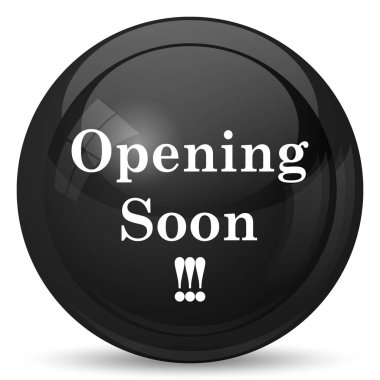 Yakında simge açılıyor. Beyaz arka plan üzerinde Internet düğmesi